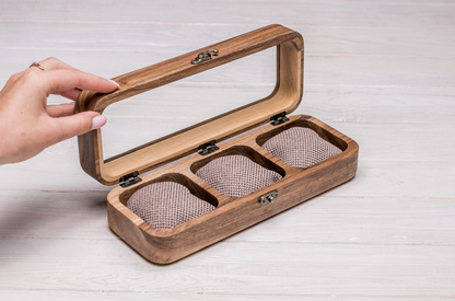 Uhrenbox für drei Uhren