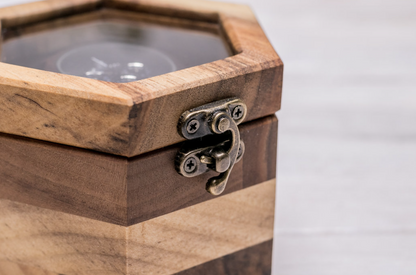 Hexagonal-Uhrenbox