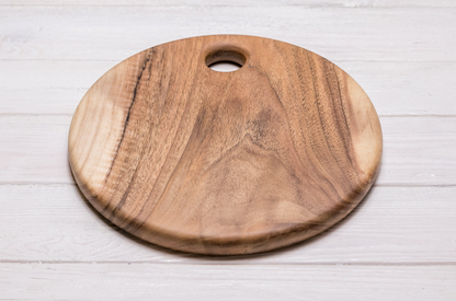 Nussbaumschneidebrett "Kreis"