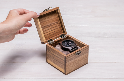 Rechteckige Uhrenbox