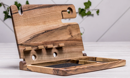 Stylischer Klapp-Organizer für zwei Handys