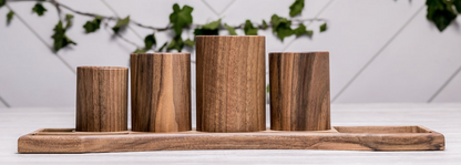 Tischorganizer "Titanic" aus Walnussholz