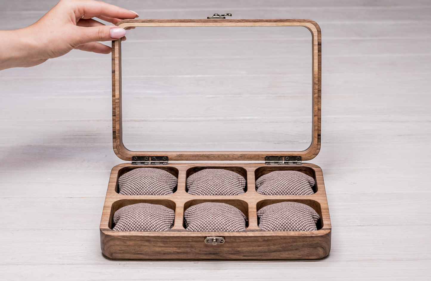 Uhrenbox für sechs Uhren