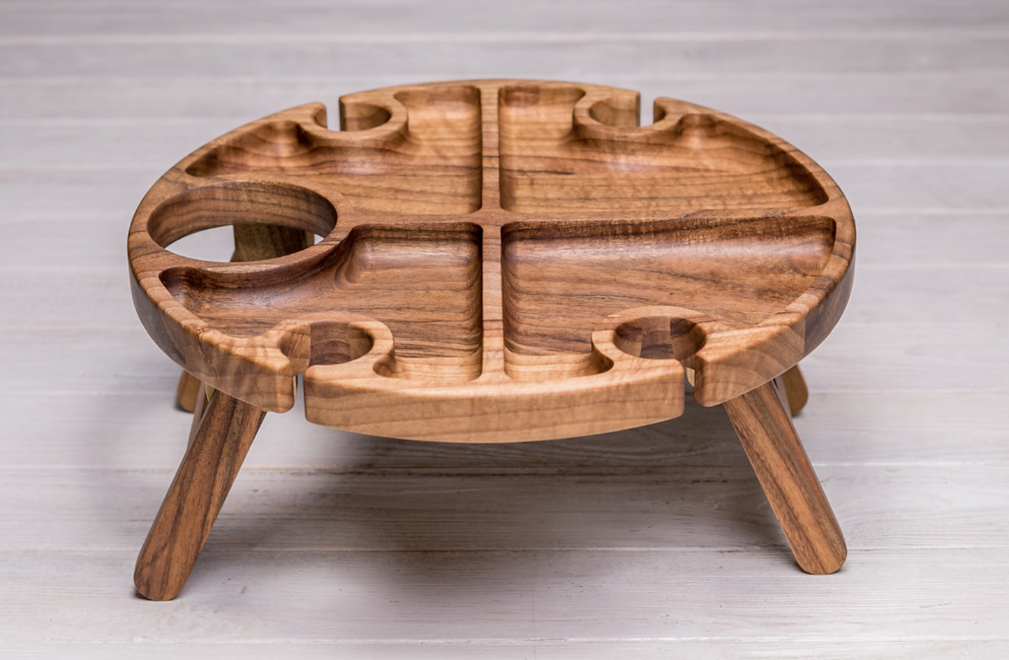 Weintafel aus Walnussholz