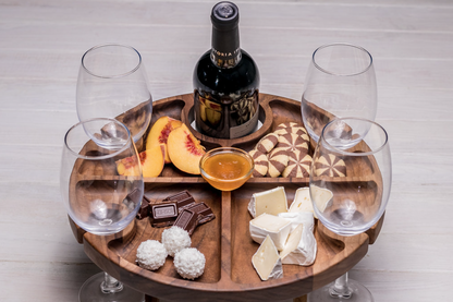 Weintafel aus Walnussholz