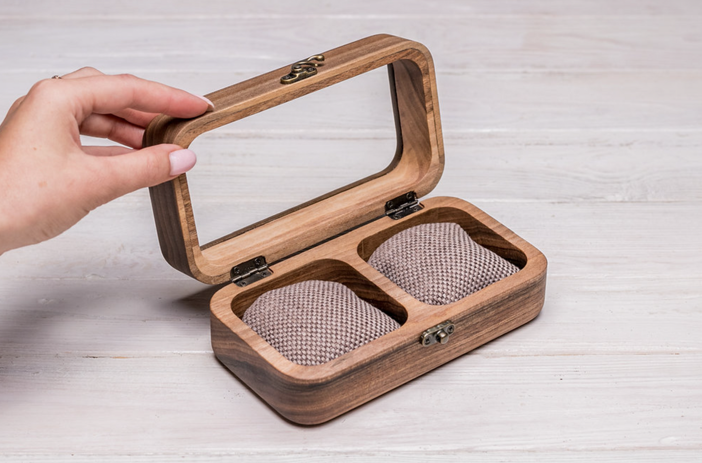 Uhrenbox für zwei Uhren